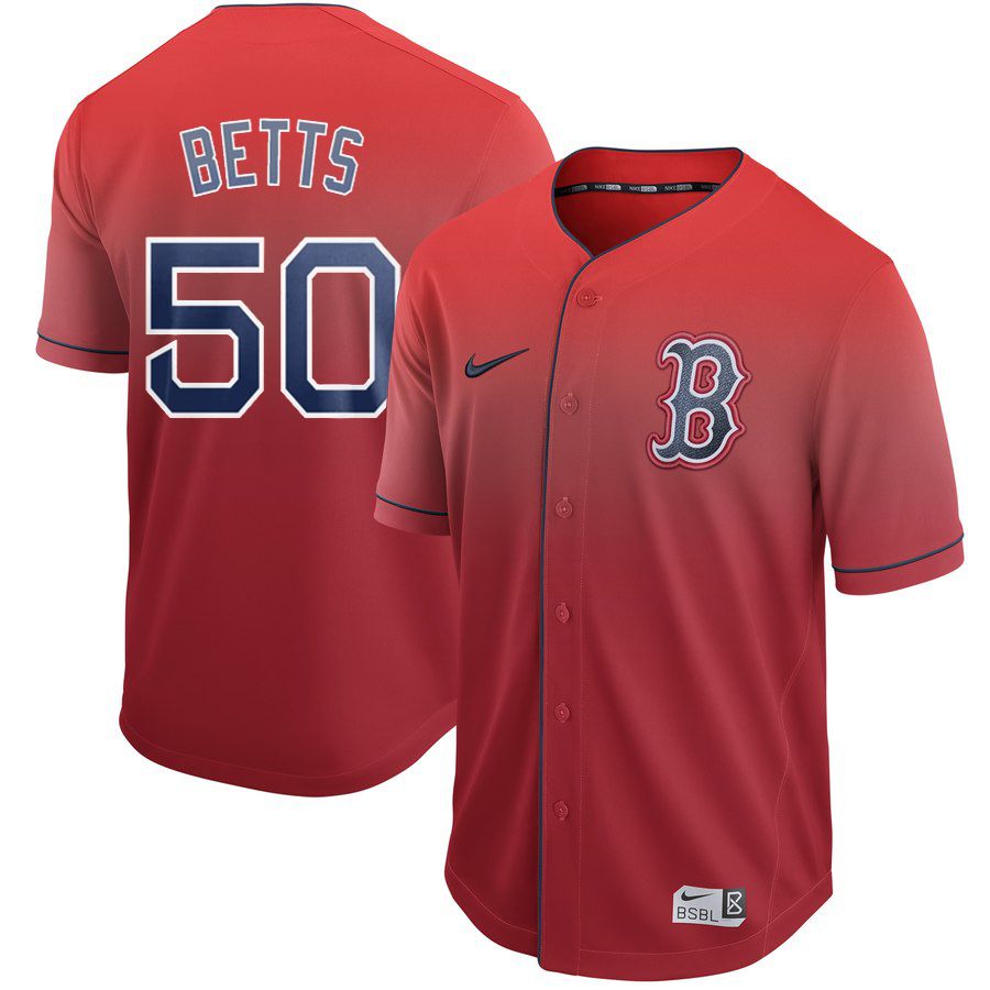 Men Boston Redsox #50 Betts Red Nike Fade MLB Jersey->st.louis cardinals->MLB Jersey